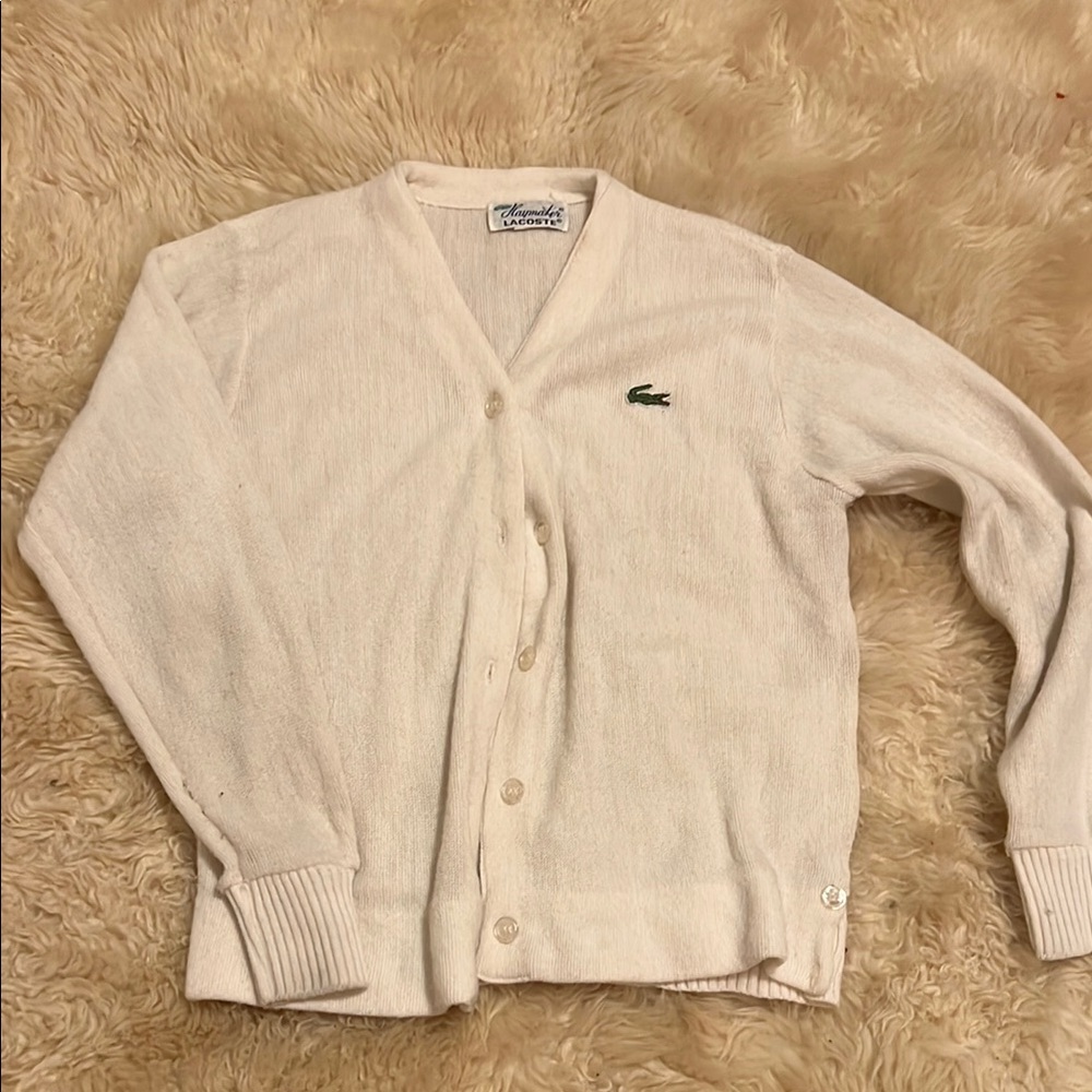 Lacoste Women's White Sweater